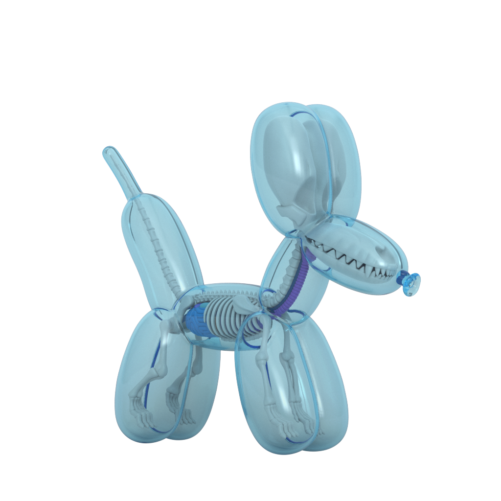 Jason Freeny MightyJaxx BalloonDog フィギュア d6283731f6f131cb8f55551ad7074e