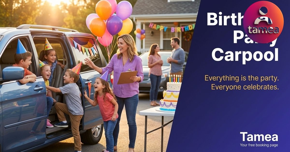 How to Organize a Birthday Party Carpool Without the Stress
