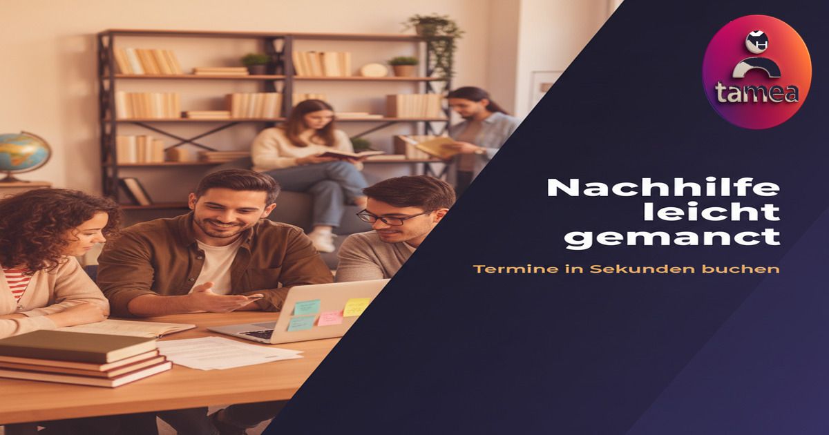 Nachhilfe-Termine online buchen ohne Website — Kostenlos