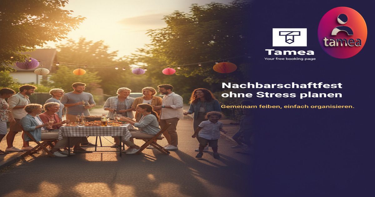 Nachbarschaftsfest planen: So klappt die Organisation