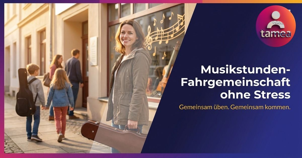 Fahrten zum Musikunterricht stressfrei organisieren