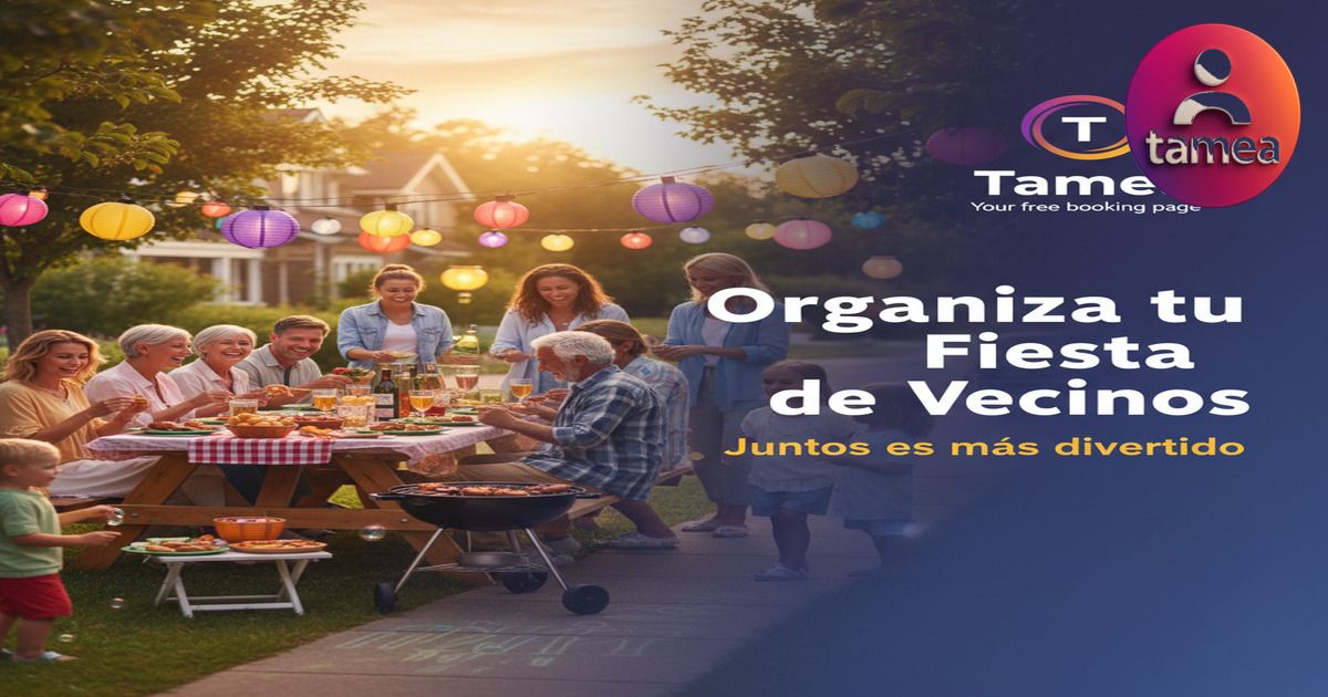 Organizar una fiesta de vecinos sin complicaciones