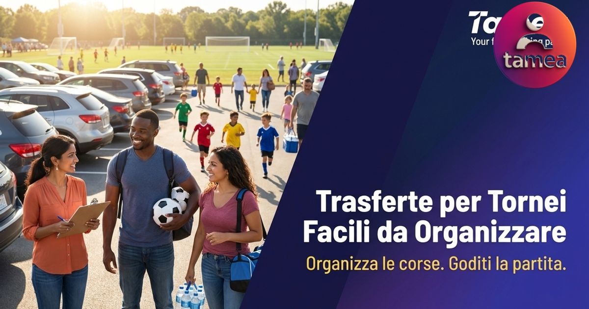 Trasferte per tornei sportivi: organizza il viaggio della squadra