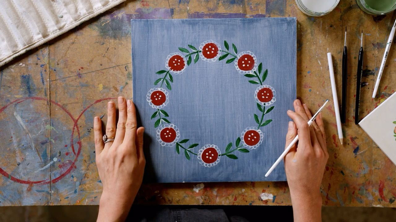 Key patterns and motifs - Part 4 - Combining motifs in a flower garland