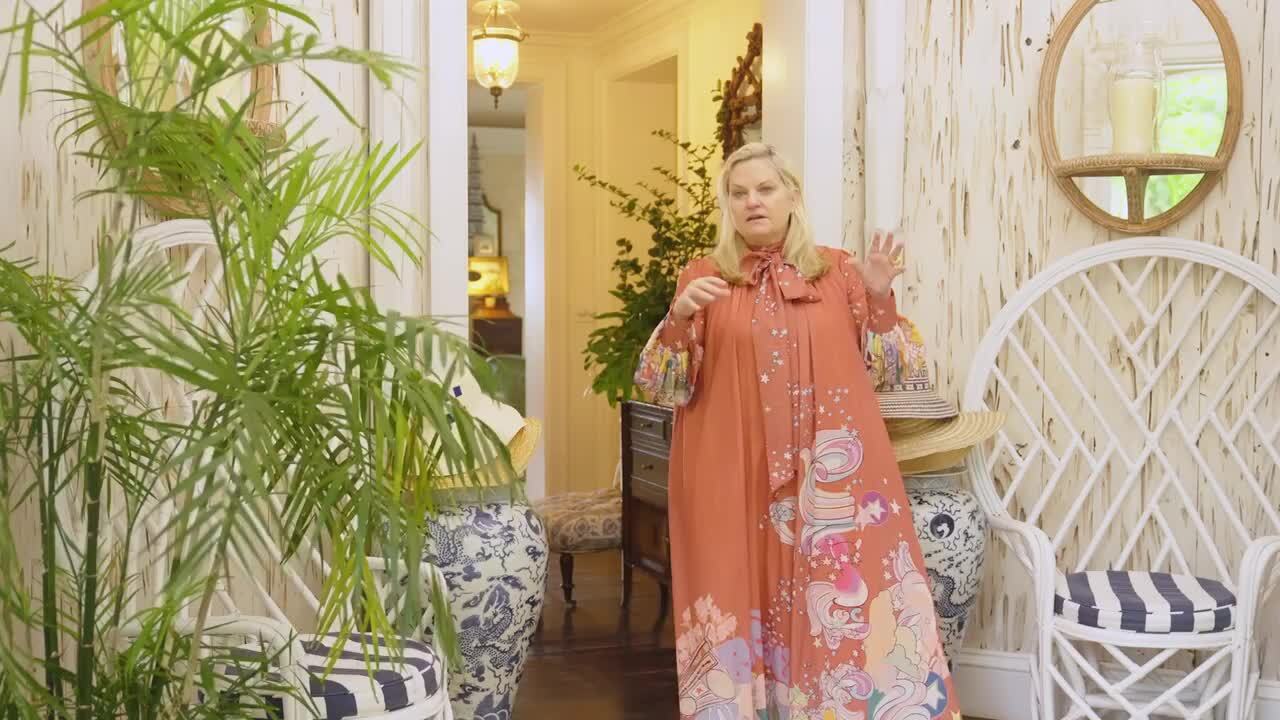 The entrance hall at Hope Hill