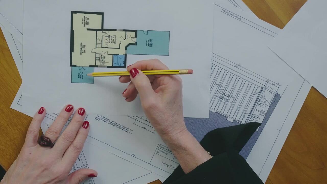 Laying out the ground floor