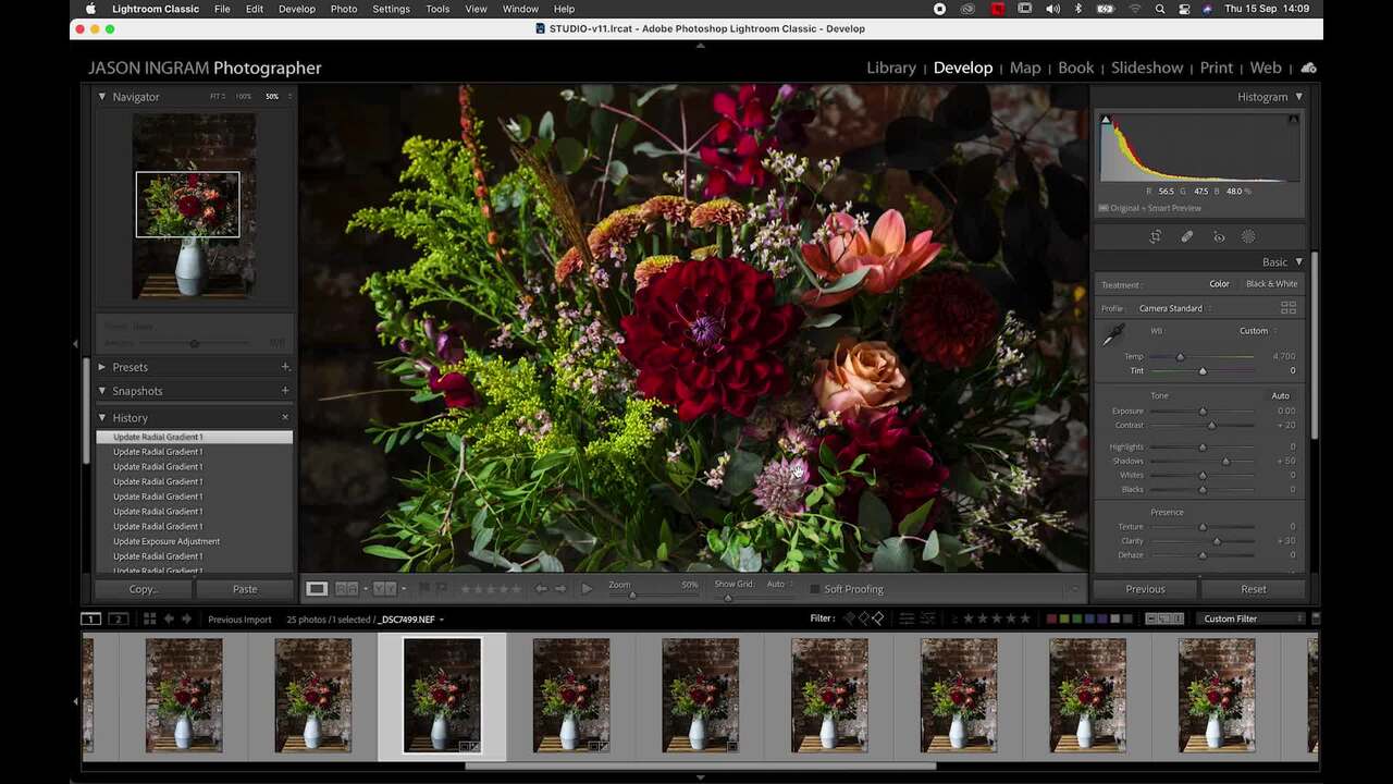 Editing low-key images
