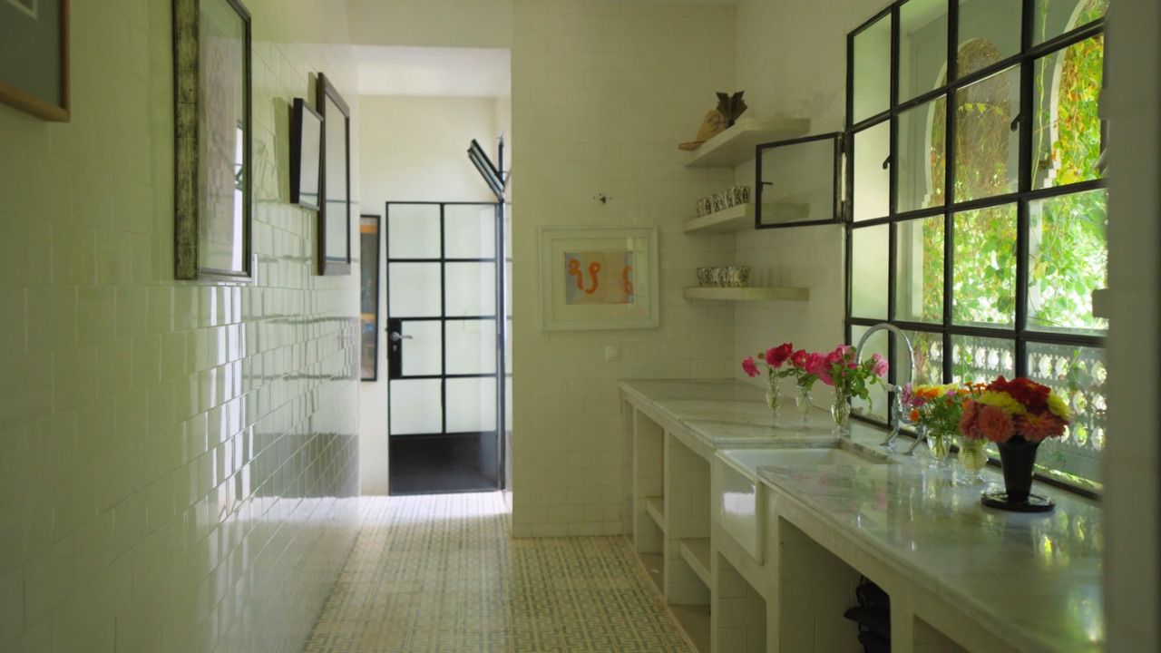 The hammam and flower room