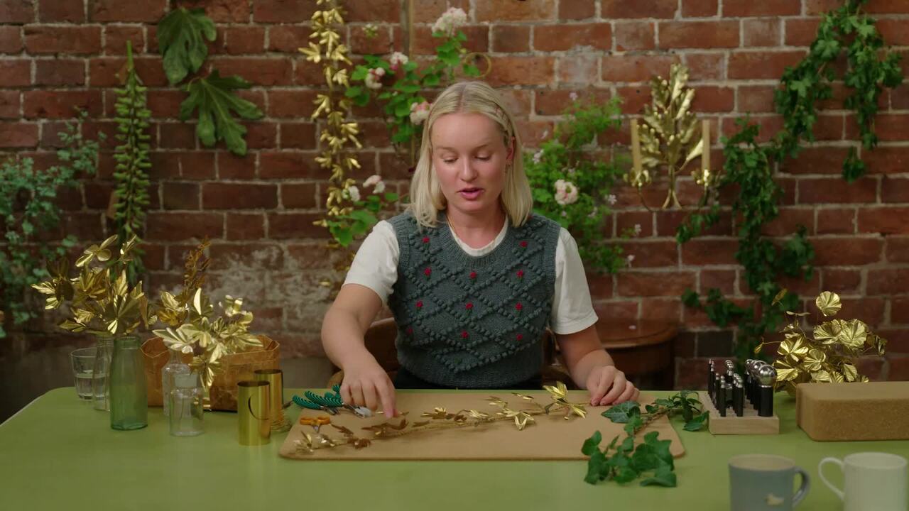 The finished garland