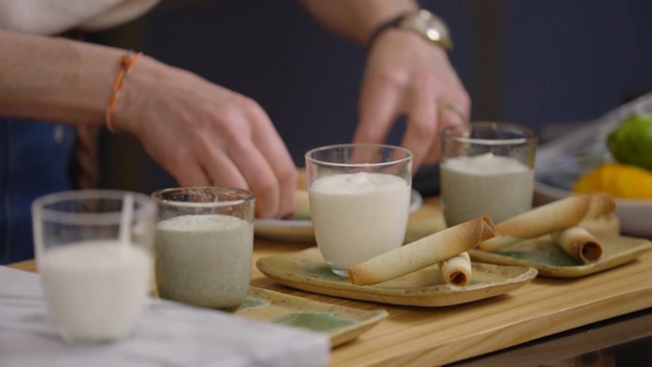 Orange, lime and sauternes syllabub