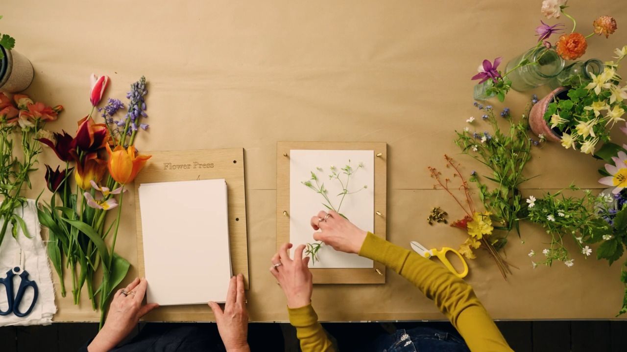 Core skills - Part 1: How to press flowers