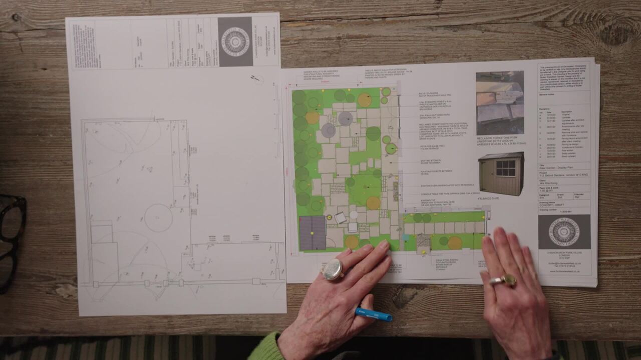 Redesigning a London garden