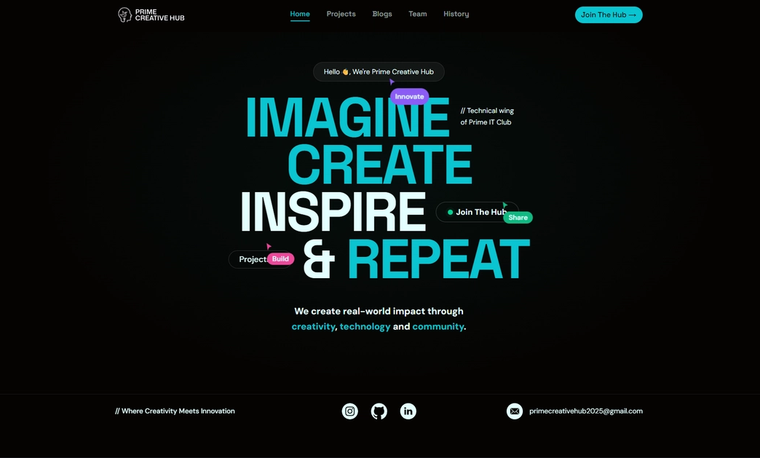Prime Creative Hub screenshot