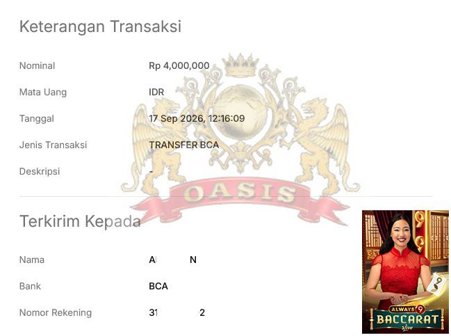 BUKTI JACKPOT OASISTOGEL 