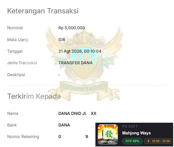 BUKTI JACKPOT DYNASTY4DTOTO