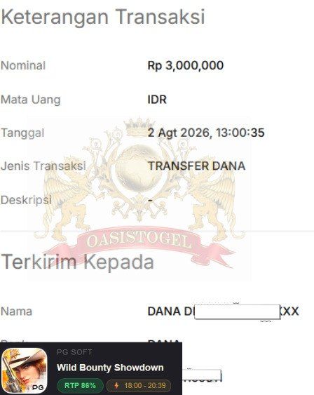 BUKTI JACKPOT OASIS TOGEL