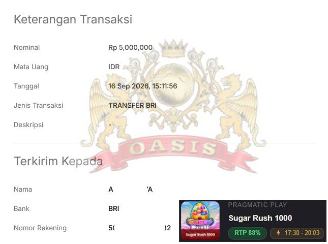 BUKTI JACKPOT OASISTOGEL 