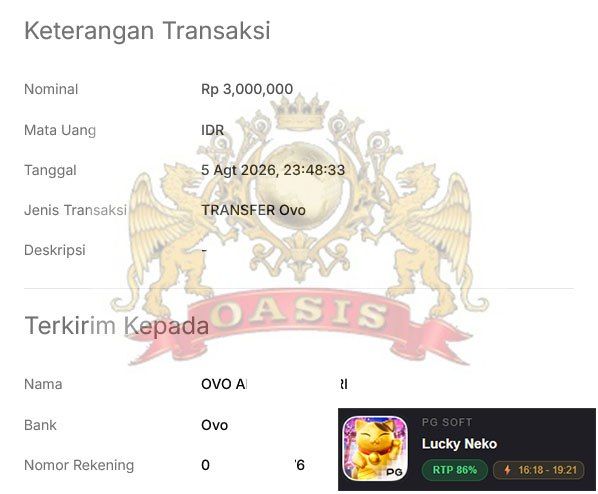 BUKTI JACKPOT OASIS TOGEL