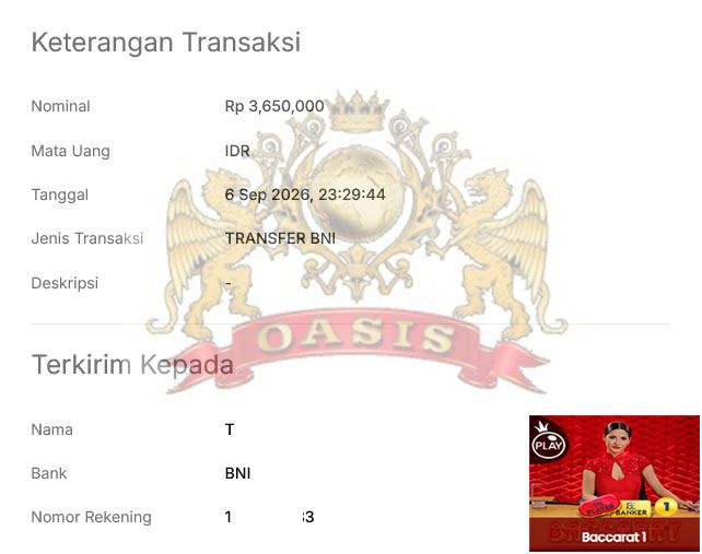 BUKTI JACKPOT OASISTOGEL