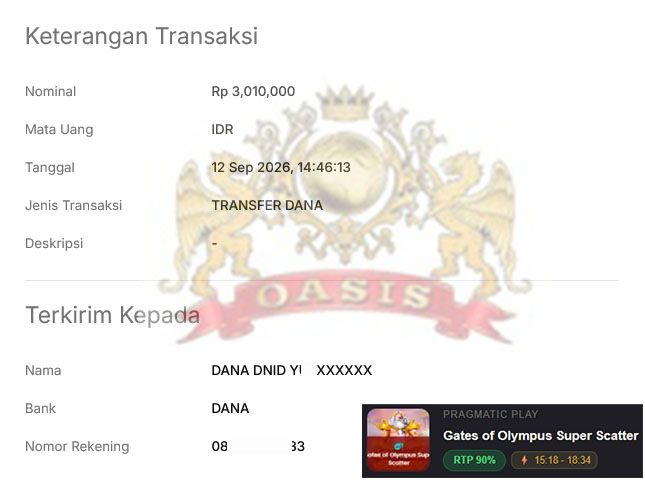 BUKTI JACKPOT OASISTOGEL