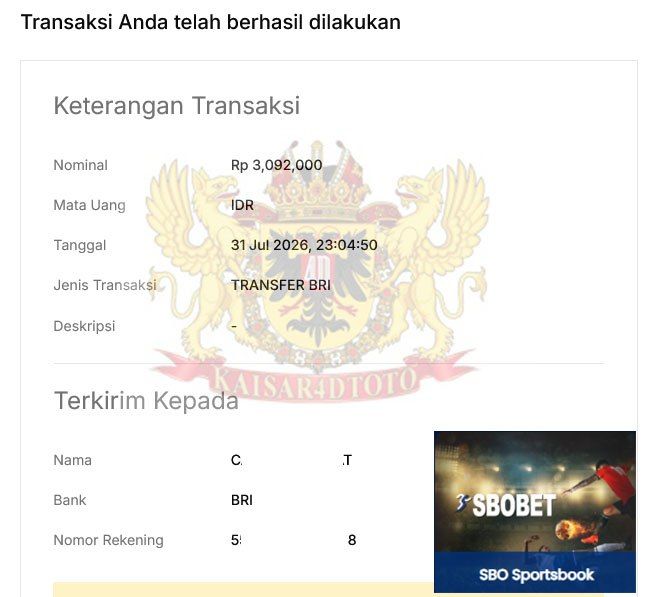 BUKTI JACKPOT KAISAR4DTOTO