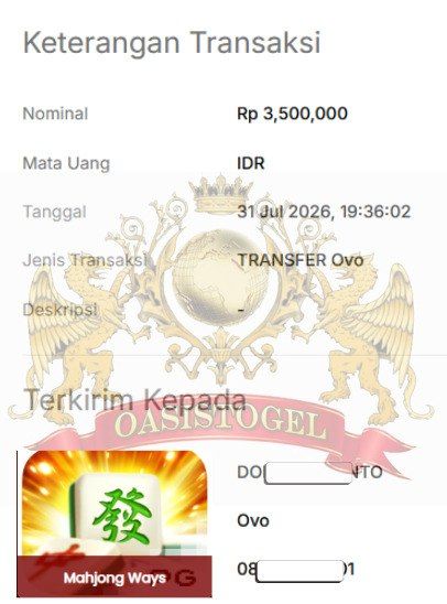 BUKTI JACKPOT OASIS TOGEL