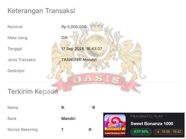 BUKTI JACKPOT OASISTOGEL 