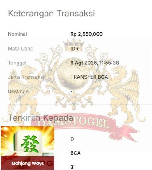 BUKTI JACKPOT OASIS TOGEL