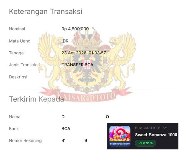 BUKTI JACKPOT KAISAR4DTOTO