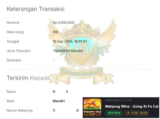 BUKTI JACKPOT DYNASTY4DTOTO