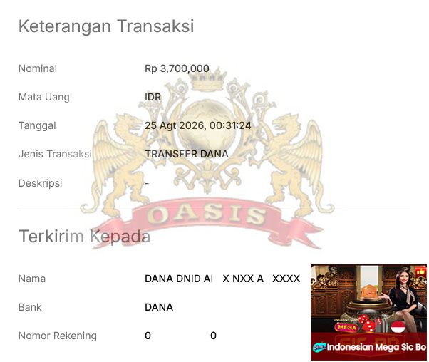 BUKTI JACKPOT OASISTOGEL