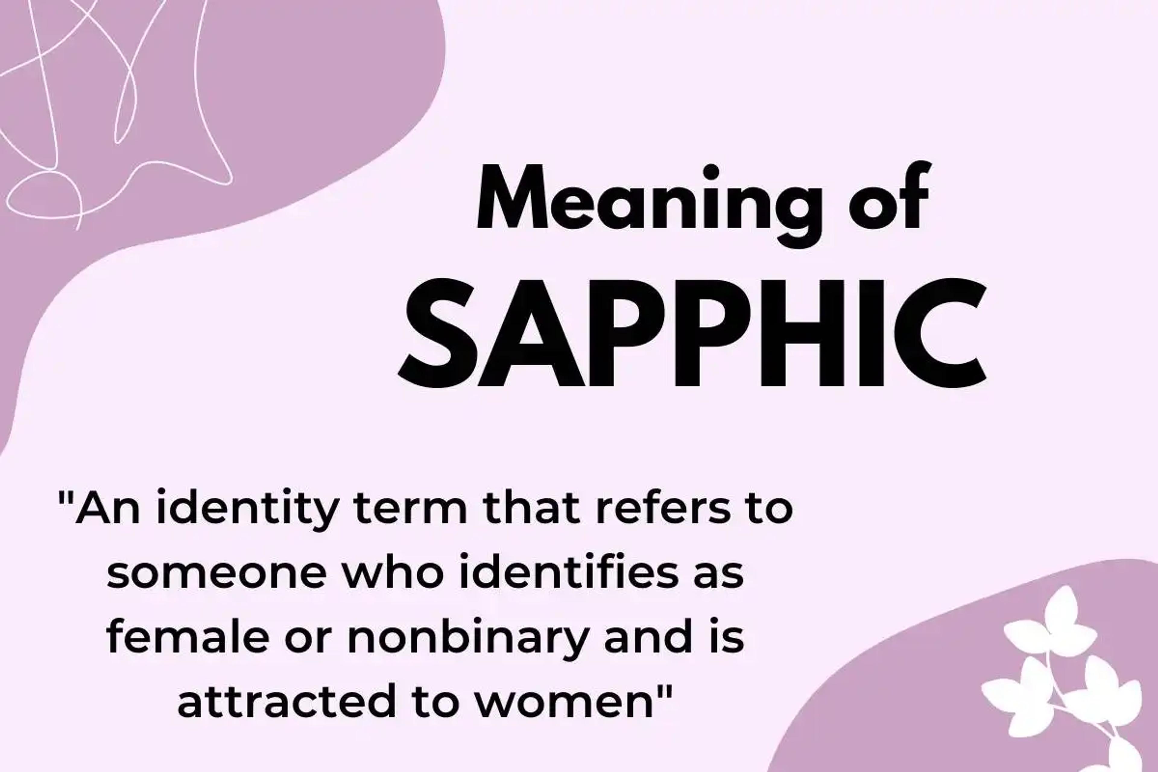 Meaning of sapphic