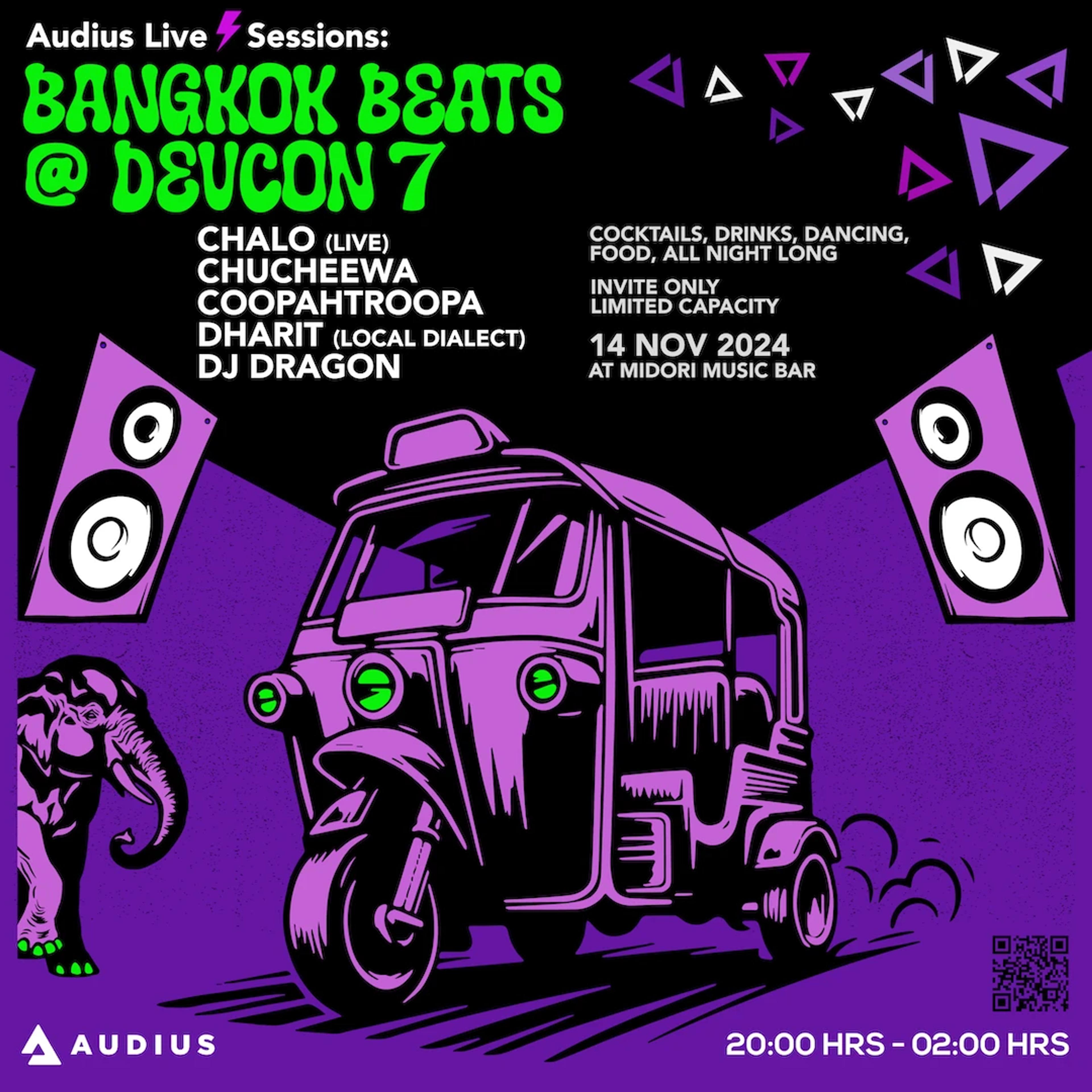 Audius Live⚡️ Sessions: Bangkok Beats @ Devcon7 track artwork
