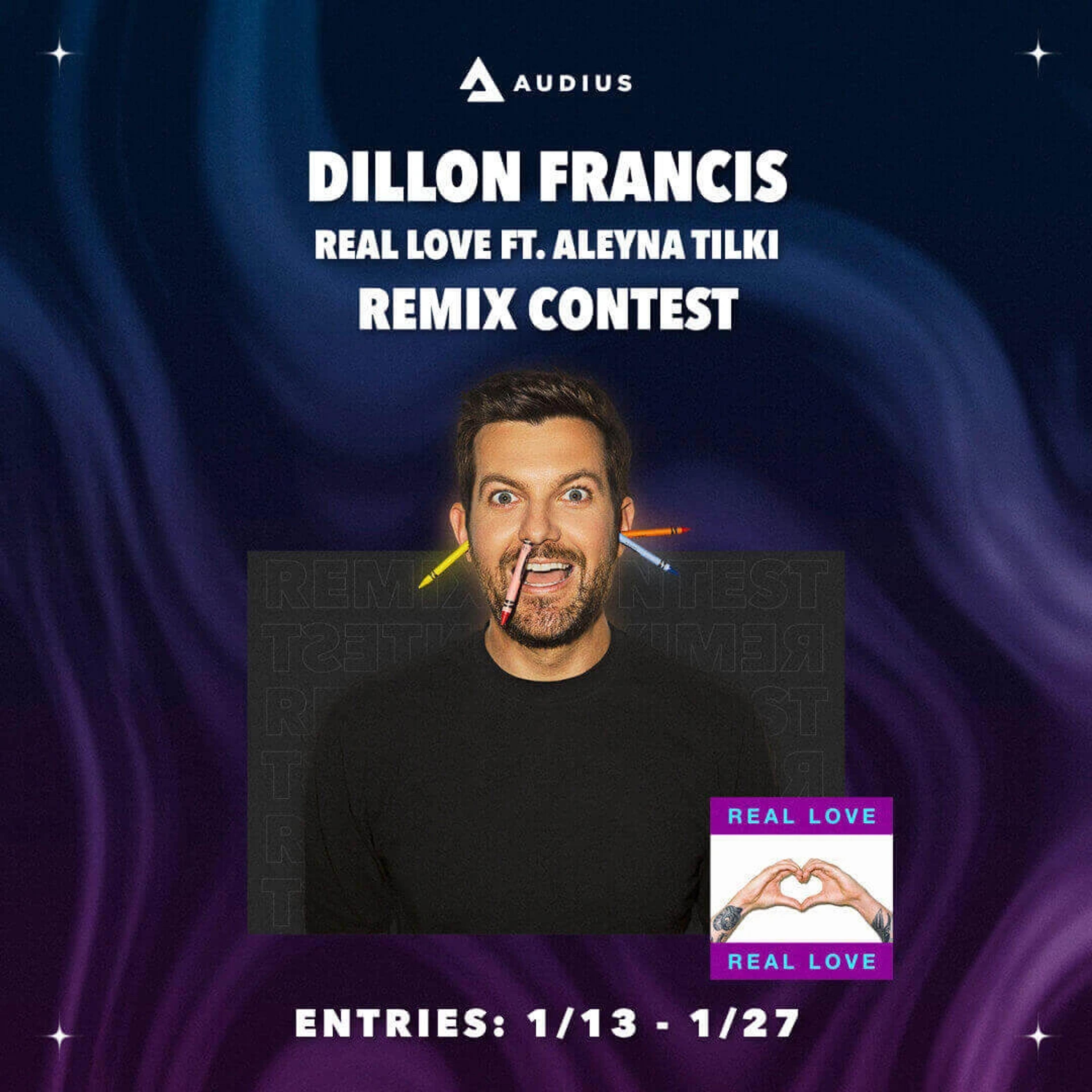 Remix 'Real Love' by Dillon Francis, ft Aleyna Tilki track artwork