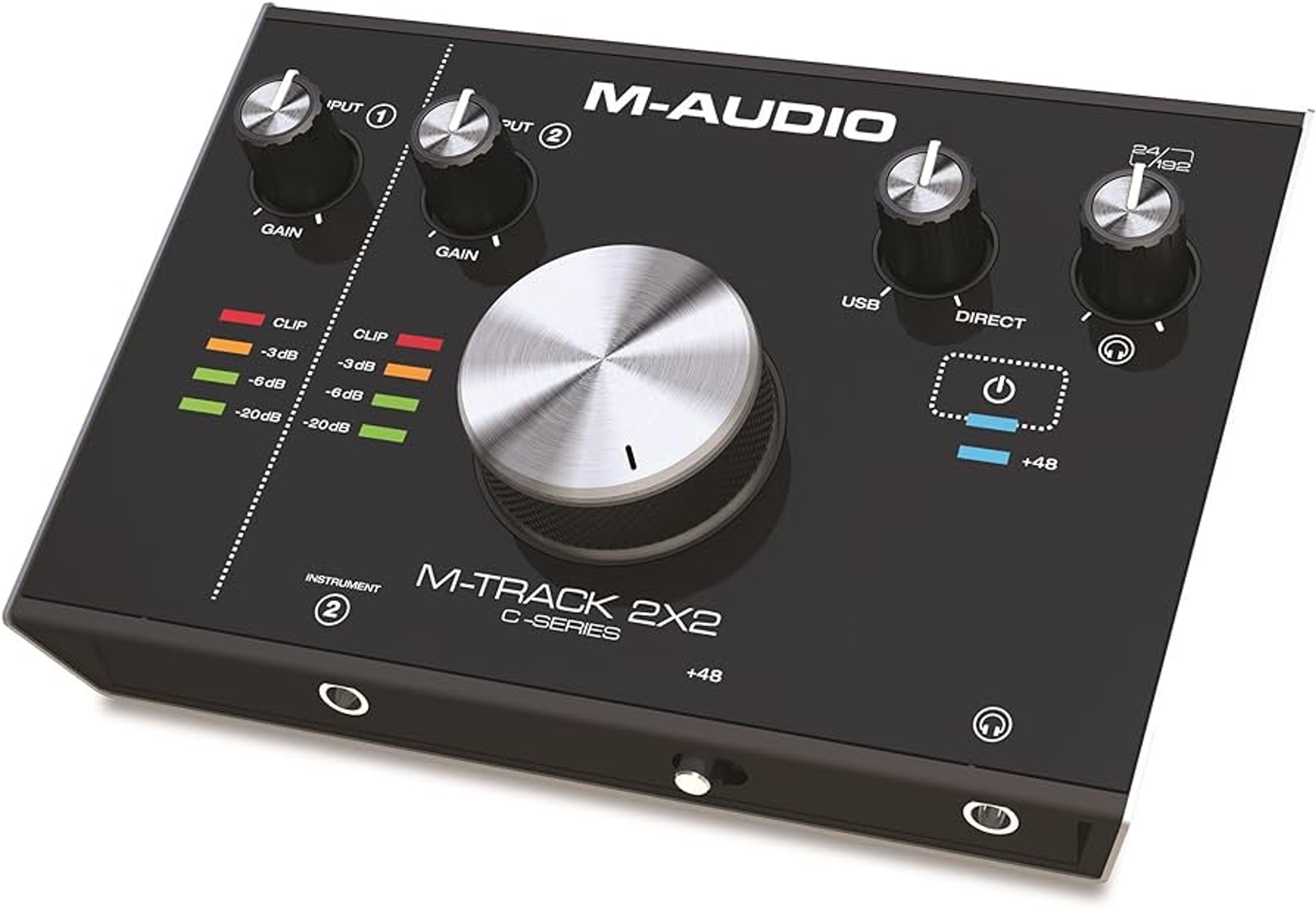 Amazon.com: M Audio M Track 2X2 | 2 In / 2 Out 24/192 USB Audio Interface : Everything Else
