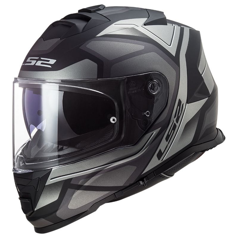 Kaciga LS2 Full Face FF800 STORM II FASTER mat titanium sa naočarima - 1