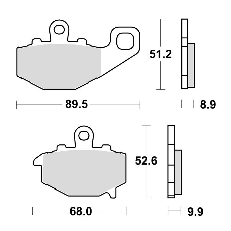 Disk pločice za motocikle TRW MCB662 ( ORGANIC )
