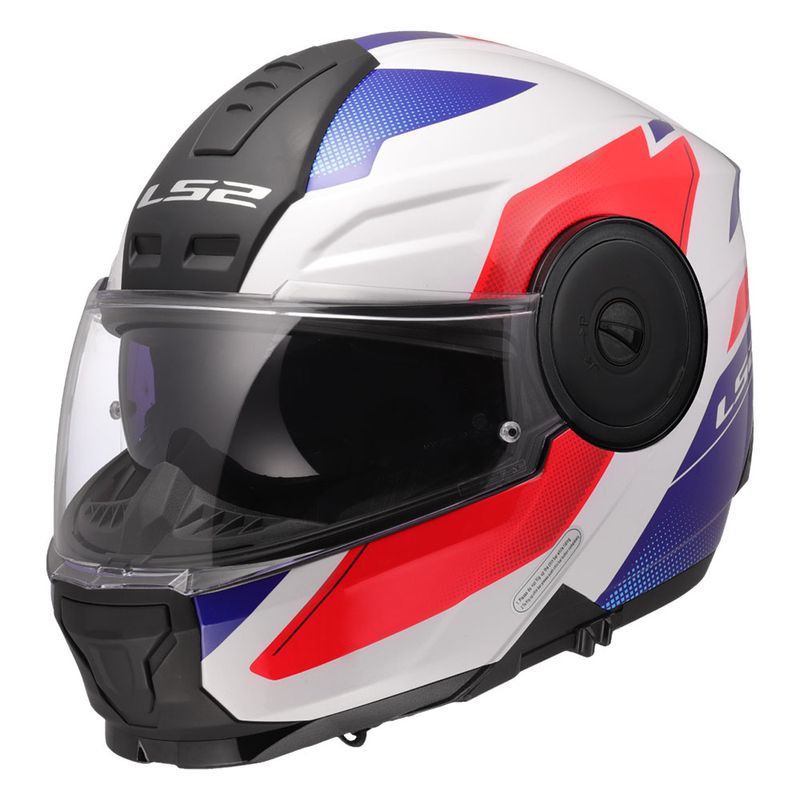 Kaciga LS2 Flip Up FF902 SCOPE II DURIA belo plavo crvena - 1
