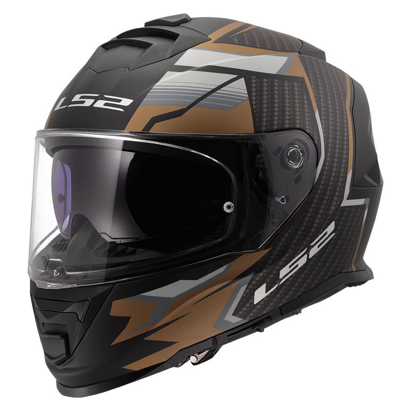 Kaciga LS2 Full Face FF800 STORM II TRACKER crno zlatna - 1