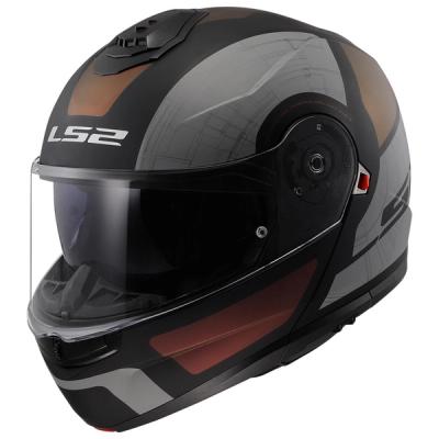 Kaciga LS2 Flip Up FF908 STROBE II ORION sa naočarima mat crno ljubičasta