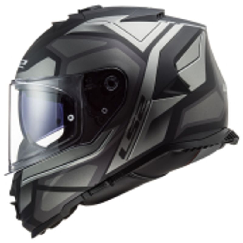 Kaciga LS2 Full Face FF800 STORM II FASTER mat titanium sa naočarima thumbnail 2