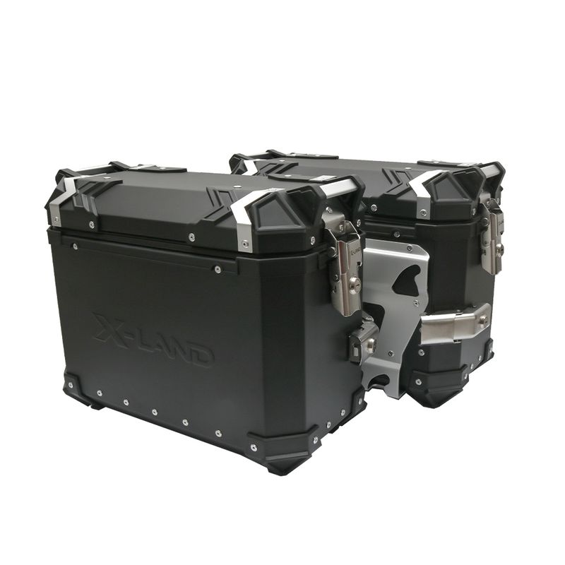 Bočni koferi X-LAND ALU crni 30L+30L - 1