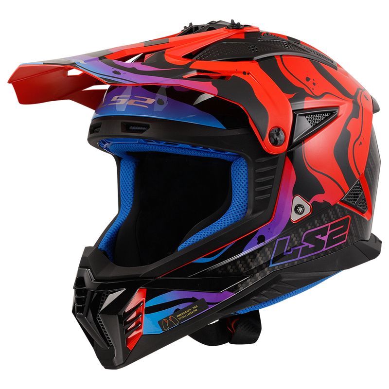 Kaciga LS2 Cross MX708 FAST II WASH crvena - 1