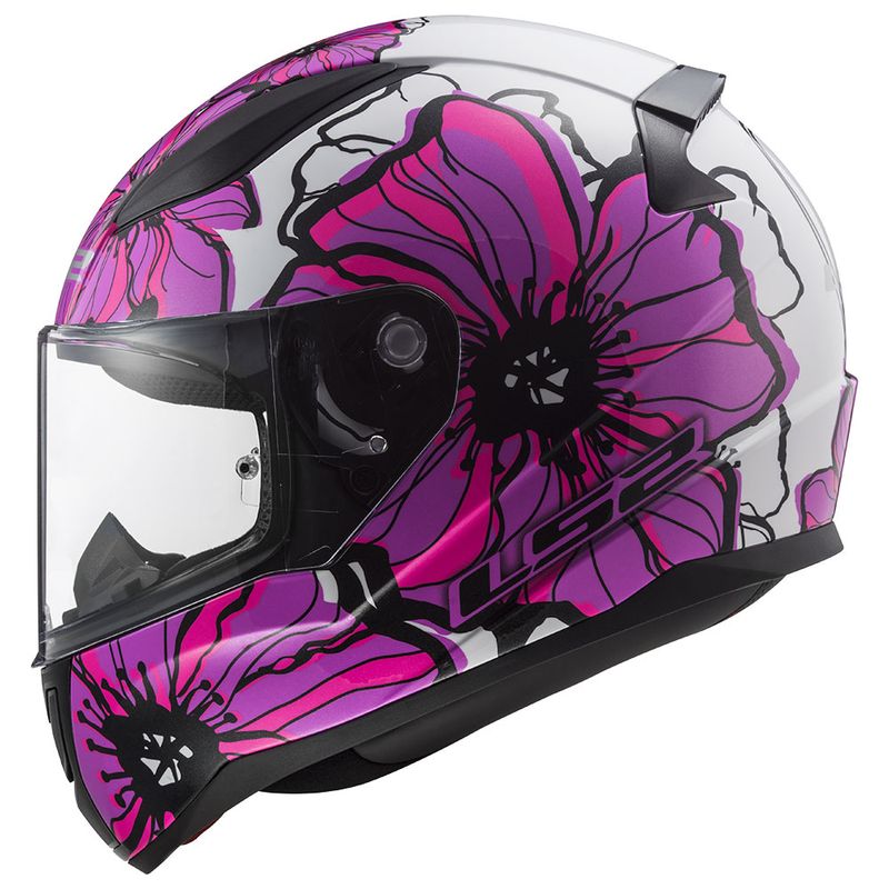 Kaciga LS2 Full Face FF353 Rapid II POPPIES roza thumbnail 2