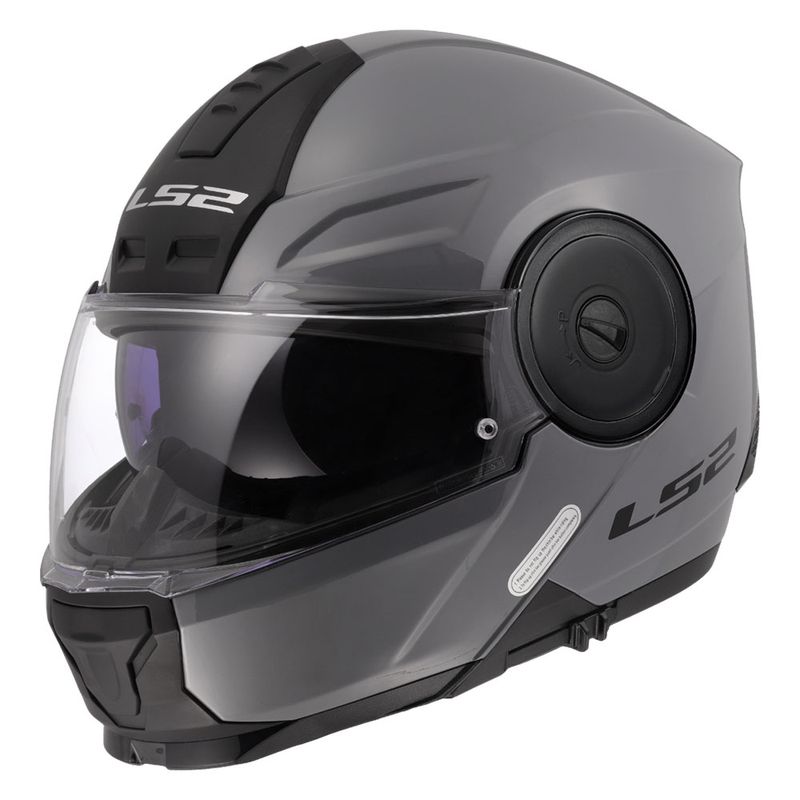 Kaciga LS2 Flip Up FF902 SCOPE II nardo siva - 1