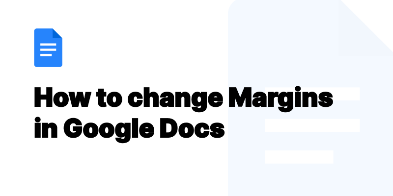 Change Margins in Google Docs
