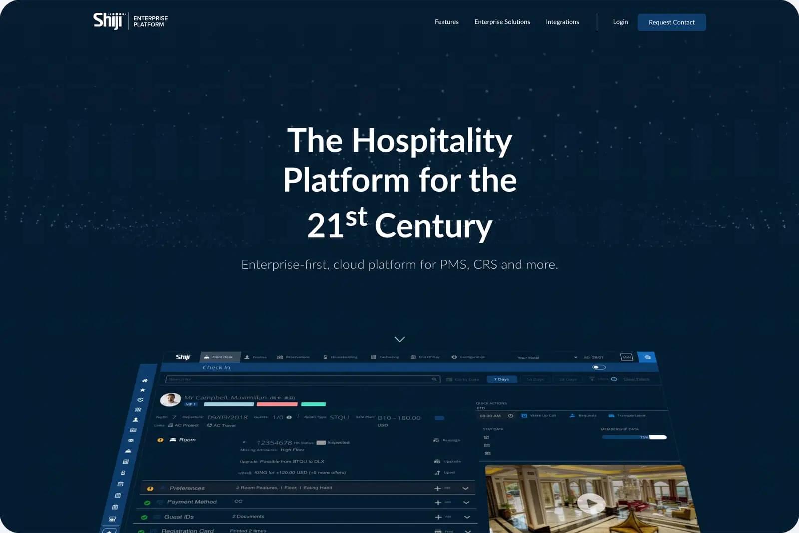 The Shiji Group enterprise platform website