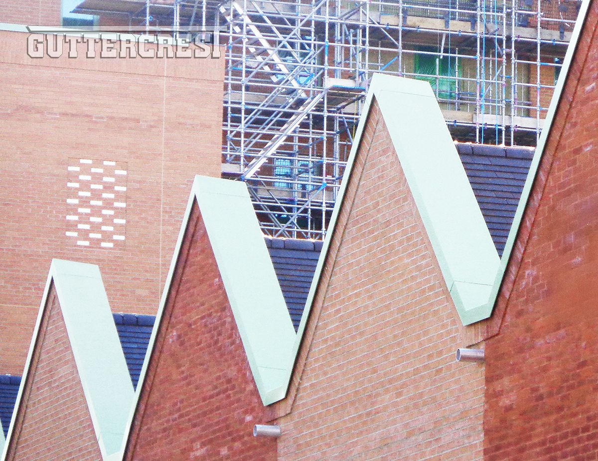 Ali-Fabs Copings give striking line to new Apartment block