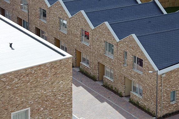 Copings on award winning social housing development