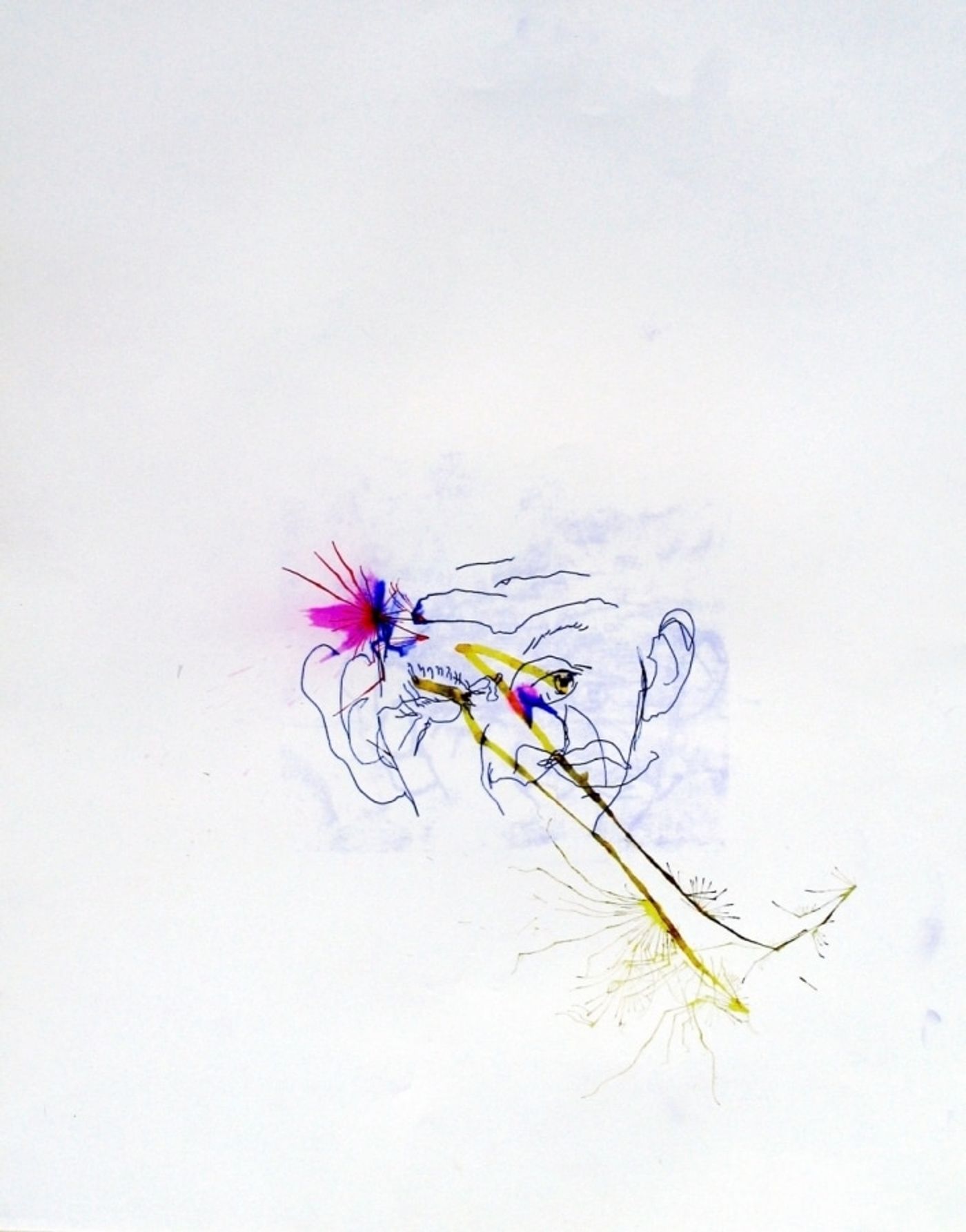 self01_____mimeograph carbon, alcohol, ink on paper